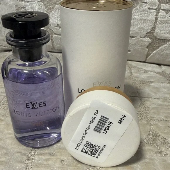 Louis Vuitton Lavender Eves Perfume with Gold-Trimmed Box and Black LV Emblem - Picture 3 of 3